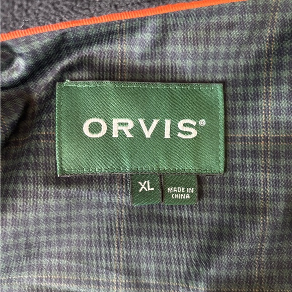 Orvis Ultimate Foul-Weather Full Zip Wool Sweater Jacket Size XL - Picture 2 of 10